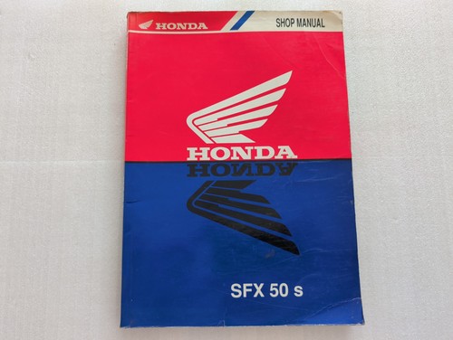 Honda shop manual for sfx - shop,