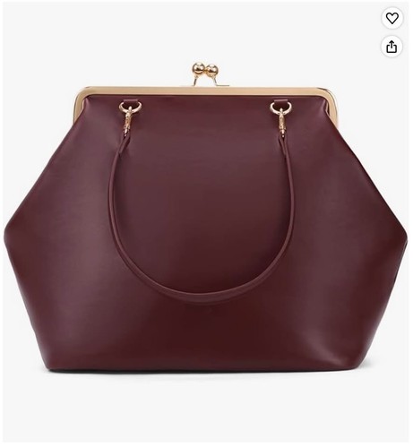 Large kisslock bag - large,