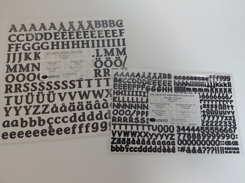 Creative memories alphabet - creative,