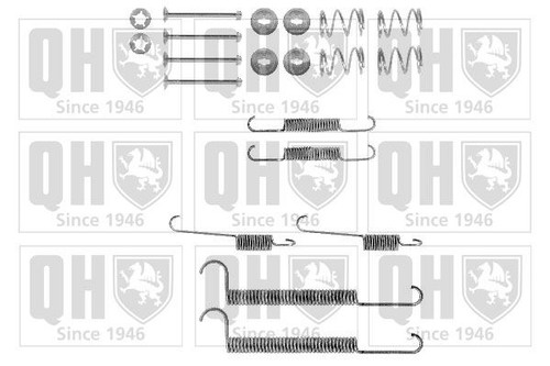 Brake shoes accessory - shoes, rear