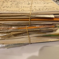 Lot of  100+ Vintage Handwritten Recipe Cards from Estate, Recipe Clippings