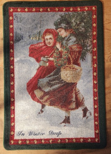 Christmas area rug milliken - christmas,
