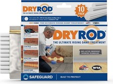Dryrod Damp Proofing Rods DPC - Wall Rising Damp Course Treatment - BBA Approved