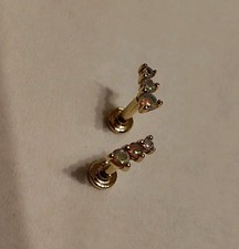 14ct gold 585 mercury topaz