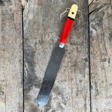 Vintage Skyline Style Spatula Utensil.  Red Handle. Kitchenalia