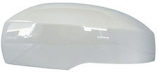 #153 WHITE LEFT DRIVER MIRROR