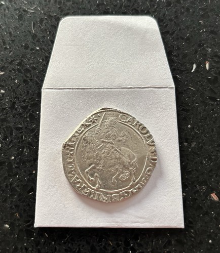 Charles silver hammered half - i,