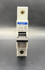 DOEPKE 20 AMP CURVE B 6kA MCB CIRCUIT BREAKER DLS5