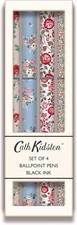 Cath Kidston Set of 4 Ballpoint Pens - Black Ink