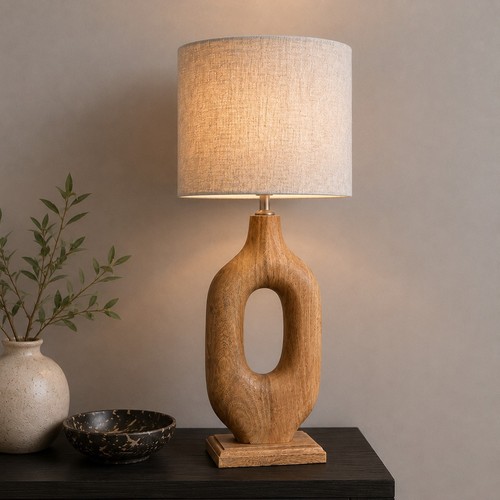 Solid wood table - solid, with
