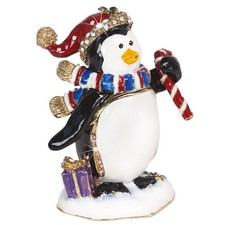 Trinket Box By Craycombe Festive Penguin