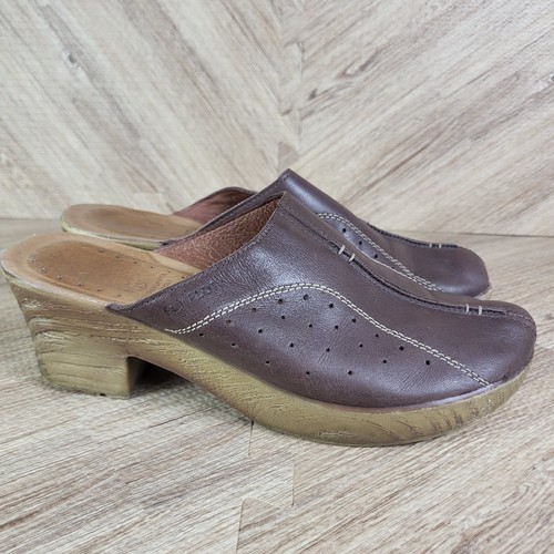 Fly flot womens brown - flot, leather