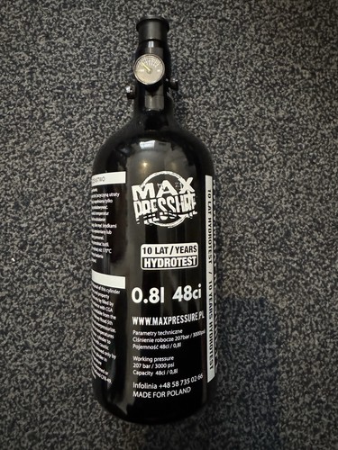 Max pressure 48ci air - 48ci, tank