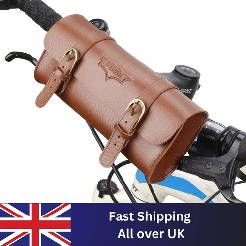 Leather bicycle seat bag - bicycle,