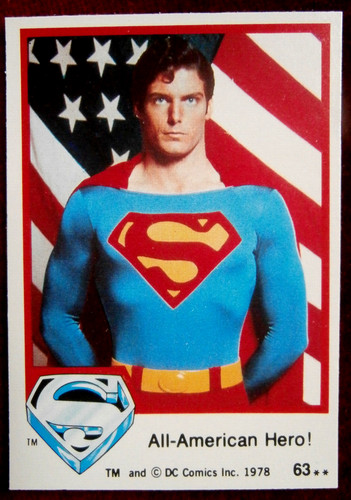 Superman card 63 - -, #63