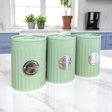 Set of 3 Tea Coffee Sugar