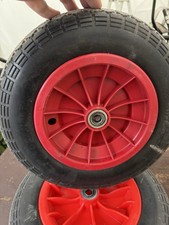 PU 14" Replacement Puncture Proof Wheelbarrow Wheel 3.50-8 Solid Tyre UK