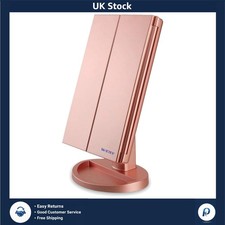 Rose Gold Lighted Vanity