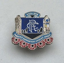 RARE GLASGOW RANGERS 2016 ERSKINE PIN BADGE