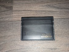GUCCI BLACK LEATHER CARD HOLDER. Brand New Never Used. No Box