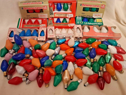 113 vintage christmas bulbs - 113, c7