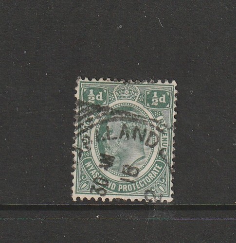 Nyasaland 1908 2d green - nyasaland,
