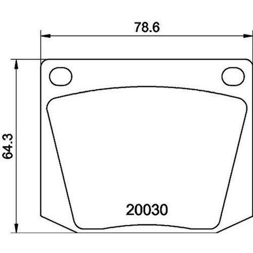 Mintex front brake - brake, pad
