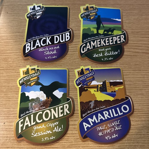 Wensleydale brewery pump clips - pump,