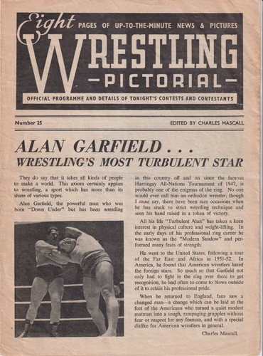 Wrestling pictorial - pictorial, no.25