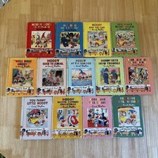 Set of 13 Vintage Noddy Books By Enid Blyton - 1950’s hardcovers 