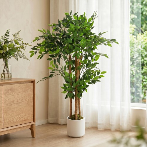 120cm artificial green ficus - artificial,