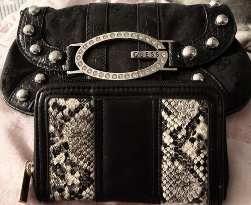 Black studded guess - a, retro