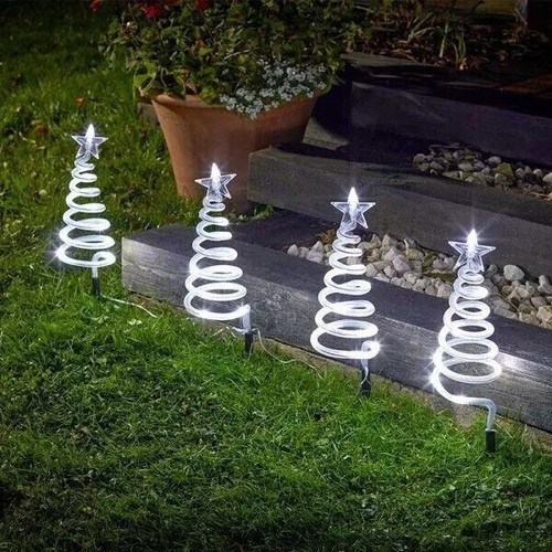 Christmas tree stake lights - christmas,