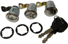 For Citroen Berlingo Xsara Peugeot Partner 3x Front Door Lock Set Barrel Keys