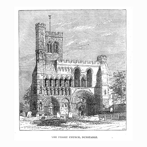 Dunstable the priory church - the,