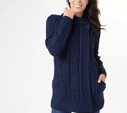 Aran crafts women cable knit - women's,