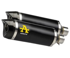2 Arrow Exhaust Muffler Dark