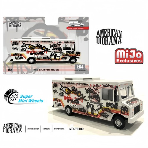American diorama food - diorama, 1:64
