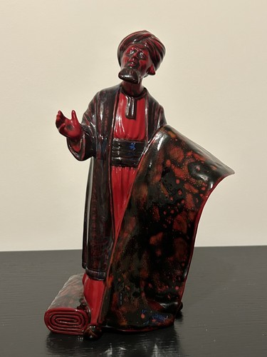 Rare royal doulton flambé - doulton, '