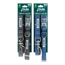 Collar And Lead Set - Large - Crufts/The Kennel Club - Collar 40-55cm/Lead 1.2M