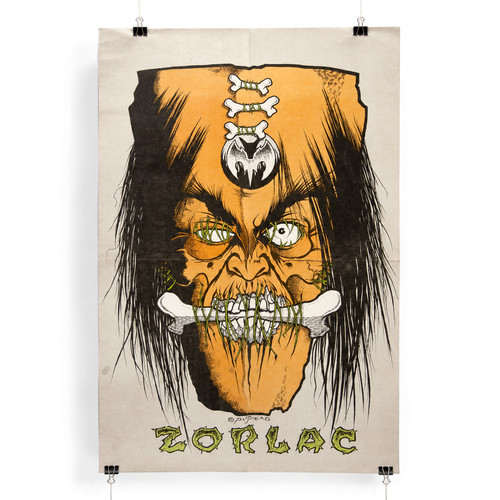 Zorlac vintage 80s skateboard - vintage,