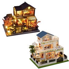 DIY Dollhouse Model Kits LED