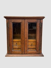Antique Pipe Smokers Cabinet
