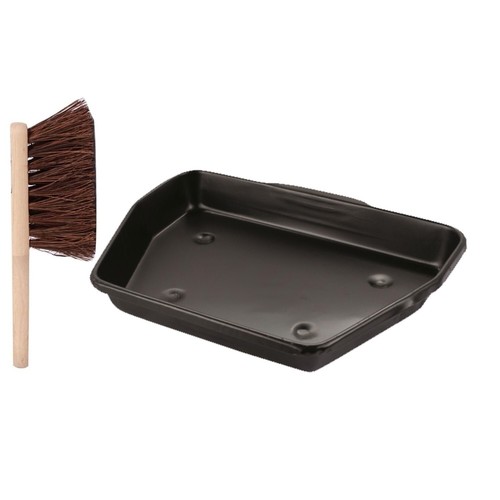Fireside ash pan with - pan,