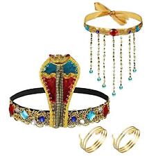4Pcs Egyptian Costume Accessories Set Dress up for Carnival Gift Masquerade
