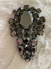 REDUCED !! Gorgeous Dark Grey Diamante COAST Hair Slide