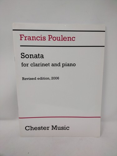 Sonata for clarinet and piano - sonata,