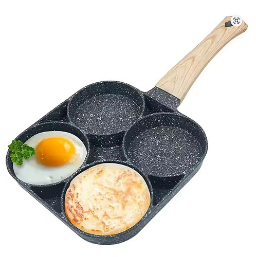 New four hole frying - new, four-hole