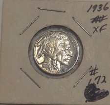 1936 Buffalo Nickel XF Quality
