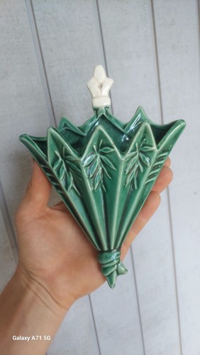 Vtg 1940 mccoy pottery wall - pottery,